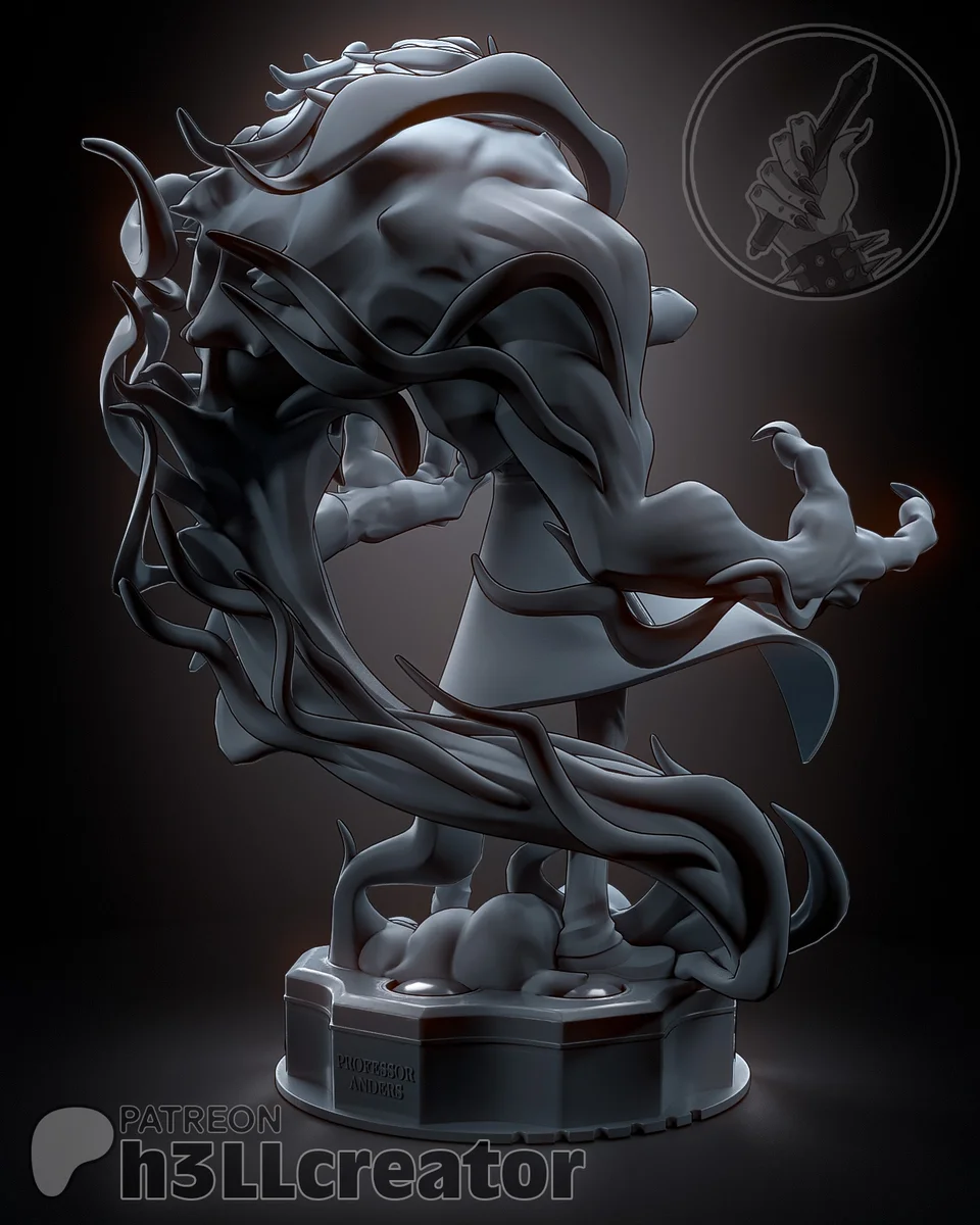 Percival de Rolo | Fan Art | 3D Printed Resin Model Garage Kit | *Un-Painted* | H3LL Creator 9