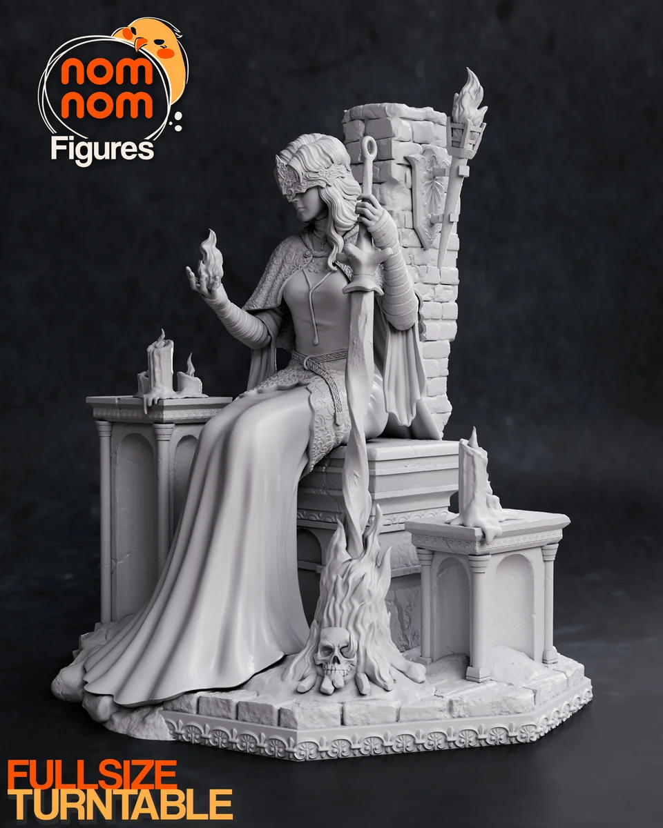 Fire keeper | Fan Art | 3D Printed Resin Model Garage Kit | *Un-Painted* | Nomnom 6
