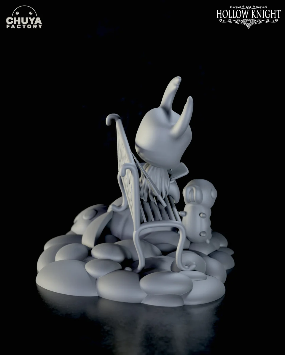 Chibi Hollow Knight | Fan Art | 3D Printed Resin Model Garage Kit | *Un-Painted* | Chuya Factory 10