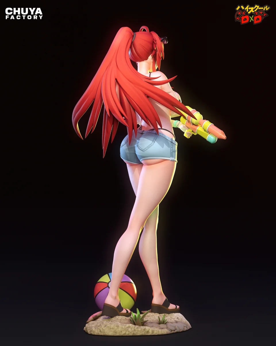 Rias Gremory | Fan Art | 3D Printed Resin Model Garage Kit | *Un-Painted* | Chuya Factory 4