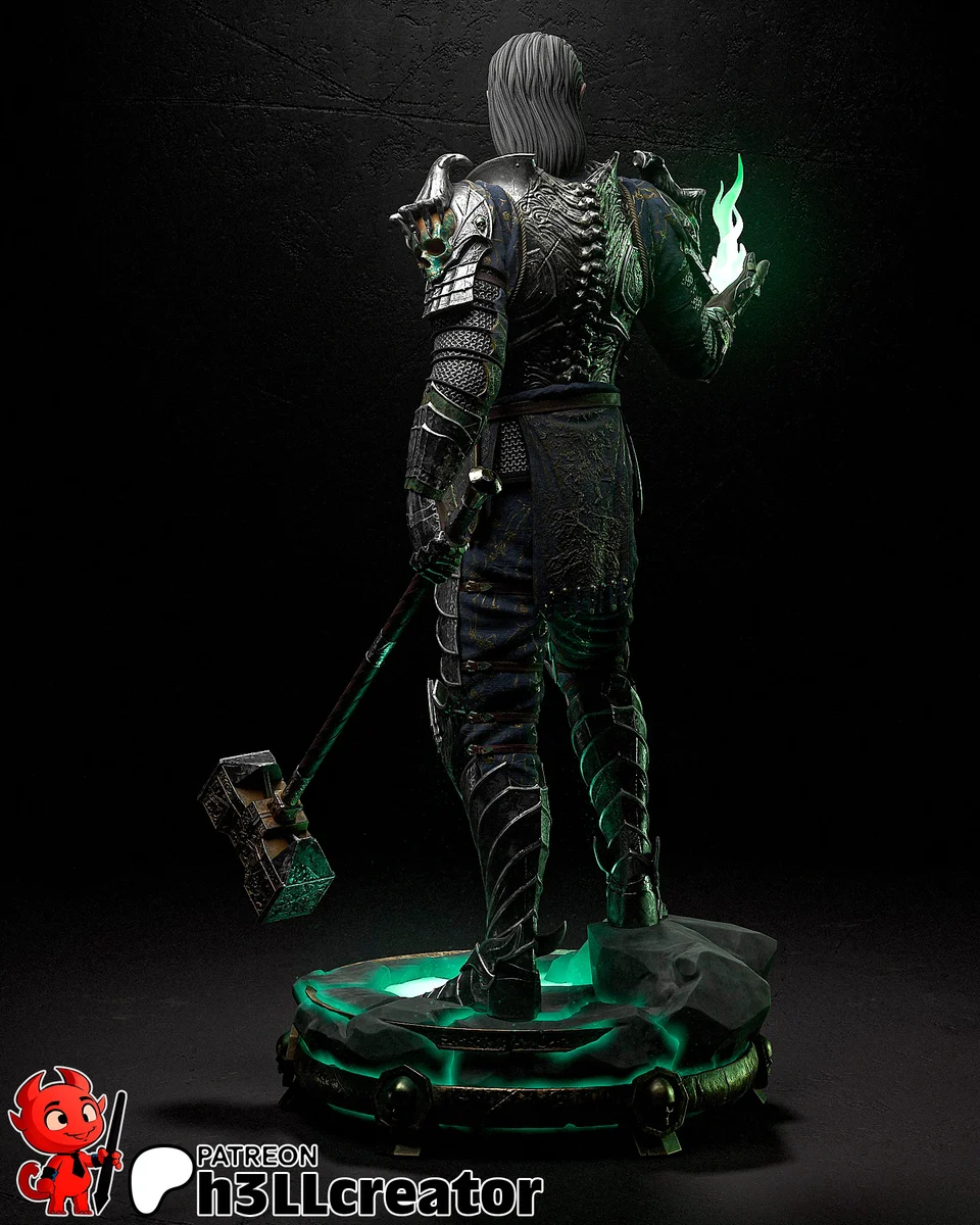 Ketheric Thorm | Fan Art | 3D Printed Resin Model Garage Kit | *Un-Painted* | H3LL Creator 7