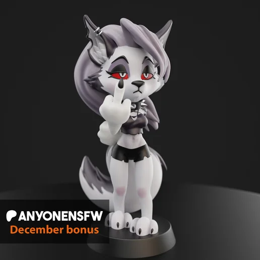 Chibi Loona | Fan Art | 3D Printed Resin Model Garage Kit | *Un-Painted* | AnyoneNSFW