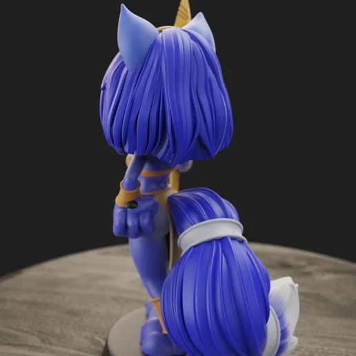 Chibi Krystal | Fan Art | 3D Printed Resin Model Garage Kit | *Un-Painted* | AnyoneNSFW 3