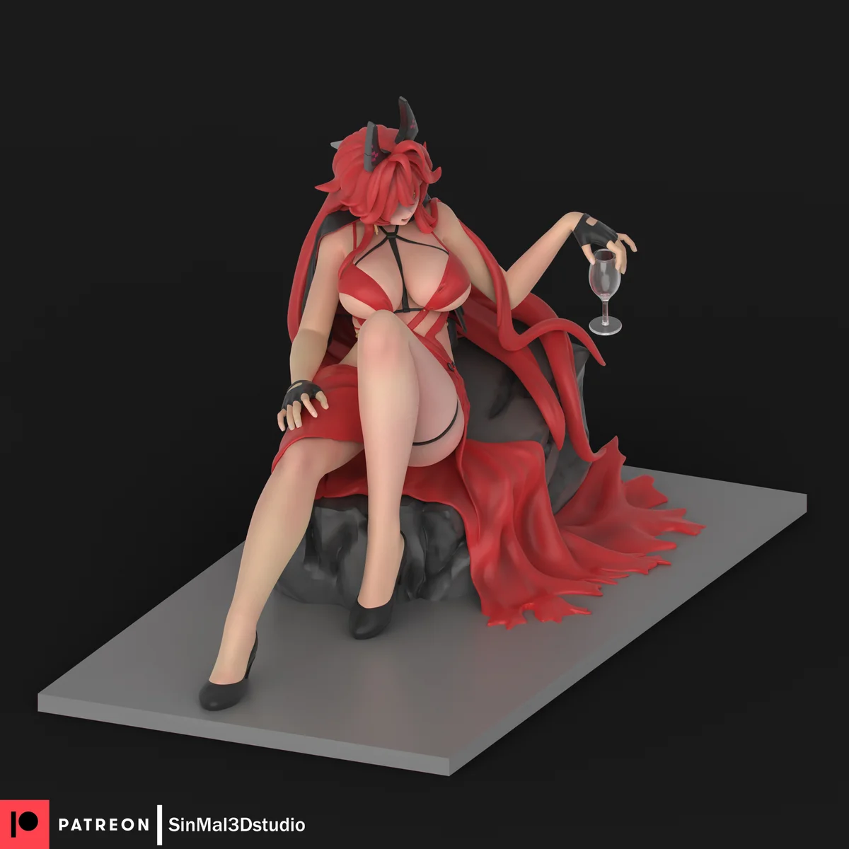 Red Hood | Fan Art | 3D Printed Resin Model Garage Kit | *Un-Painted* | Sin3Dstudio 4
