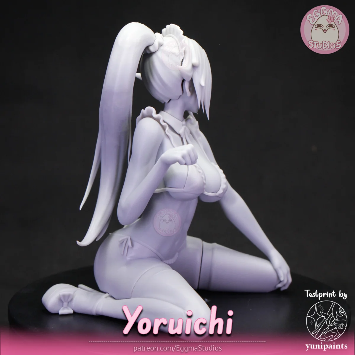 Yoruichi | Fan Art | 3D Printed Resin Model Garage Kit | *Un-Painted* | EggmaStudios 18