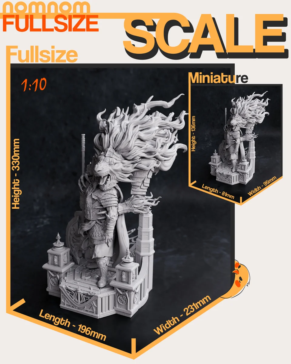 Godfrey | Fan Art | 3D Printed Resin Model Garage Kit | *Un-Painted* | Nomnom 14