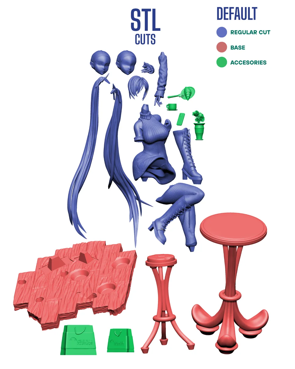 Cinderella | Fan Art | 3D Printed Resin Model Garage Kit | *Un-Painted* | Chuya Factory 15