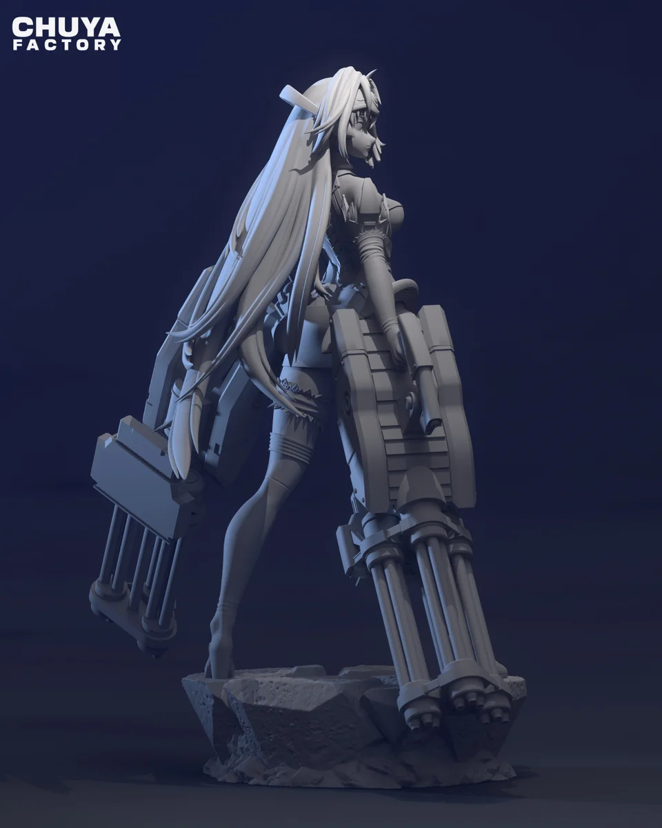KOS-MOS | Fan Art | 3D Printed Resin Model Garage Kit | *Un-Painted* | Chuya Factory 10
