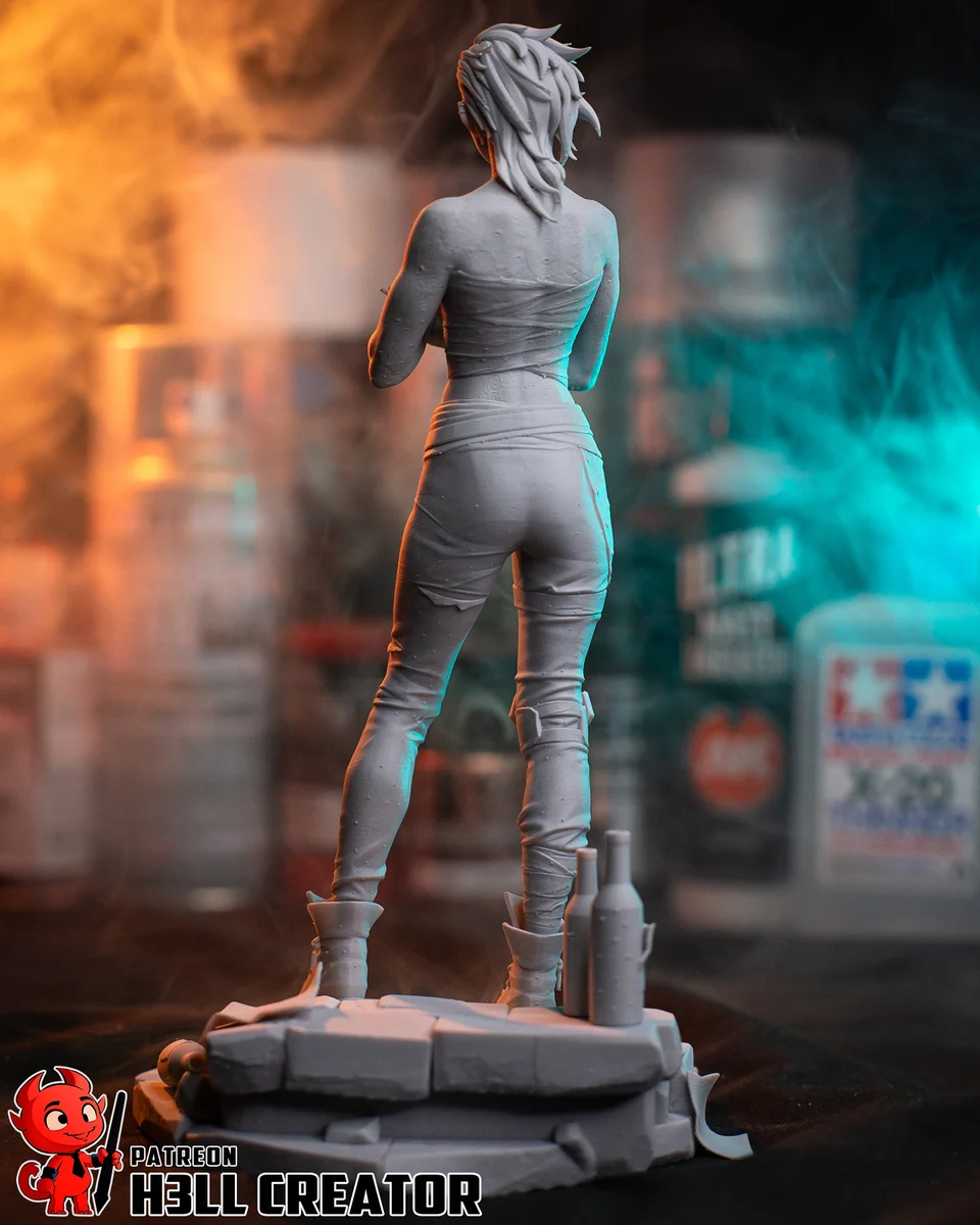 Arena Fighter | Fan Art | 3D Printed Resin Model Garage Kit | *Un-Painted* | H3LL Creator 12