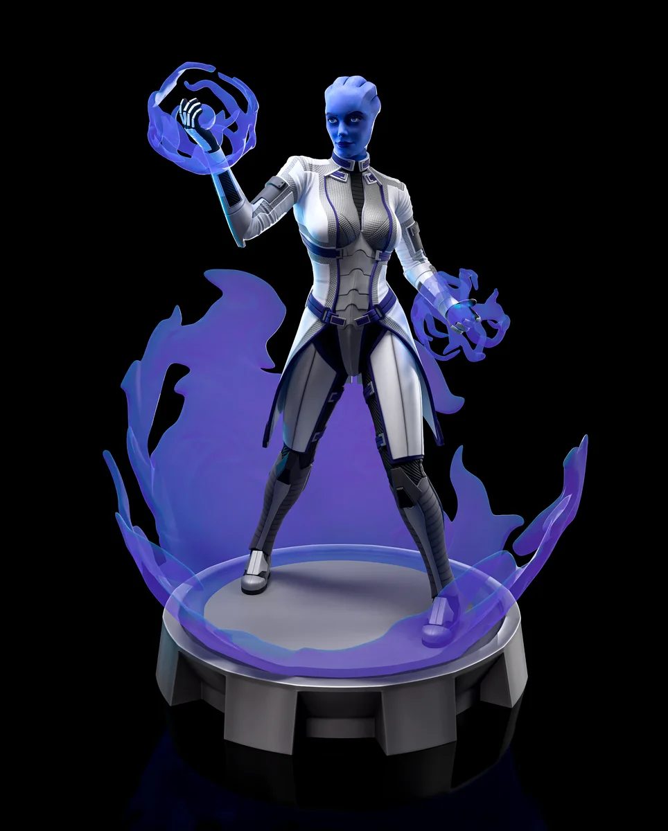 Liara T'Soni | Fan Art | 3D Printed Resin Model Garage Kit | *Un-Painted* | H3LL Creator