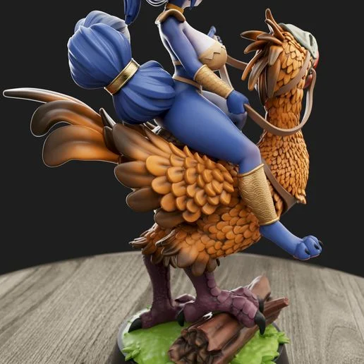 Krystal Mounted | Fan Art | 3D Printed Resin Model Garage Kit | *Un-Painted* | AnyoneNSFW 5