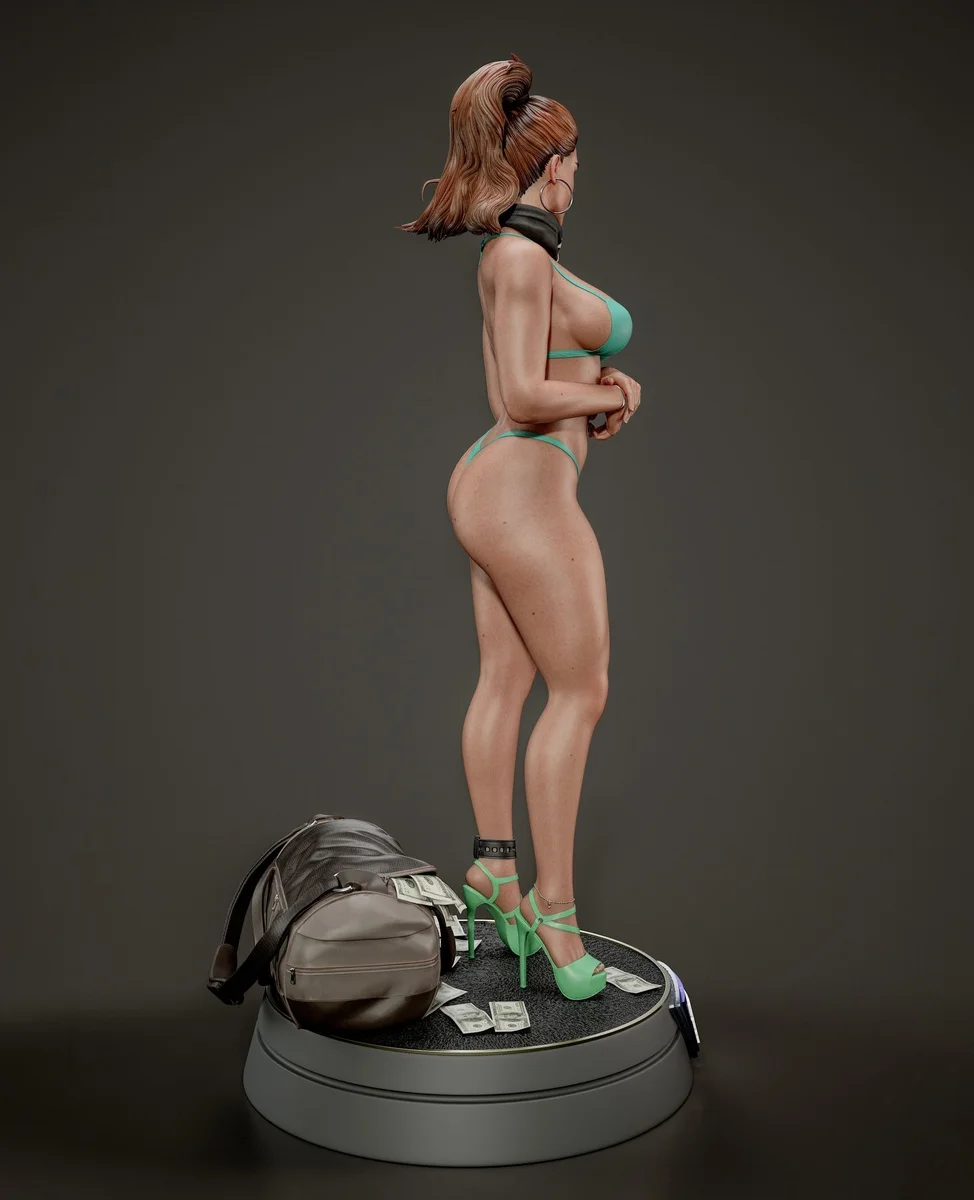 Lucia Caminos | Fan Art | 3D Printed Resin Model Garage Kit | *Un-Painted* | Abe3D 10