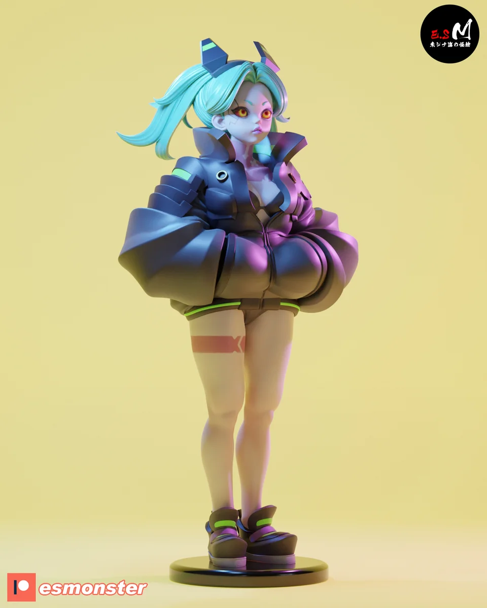 Rebecca | Fan Art | 3D Printed Resin Model Garage Kit | *Un-Painted* | ES Monster 5