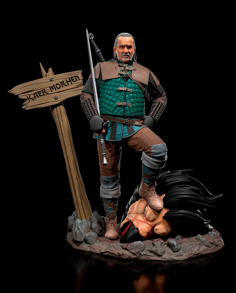 Vesemir | Fan Art | 3D Printed Resin Model Garage Kit | *Un-Painted* | H3LL Creator