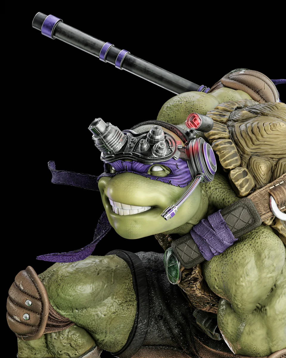 Donatello | Fan Art | 3D Printed Resin Model Garage Kit | *Un-Painted* | ZEZ Studio 9