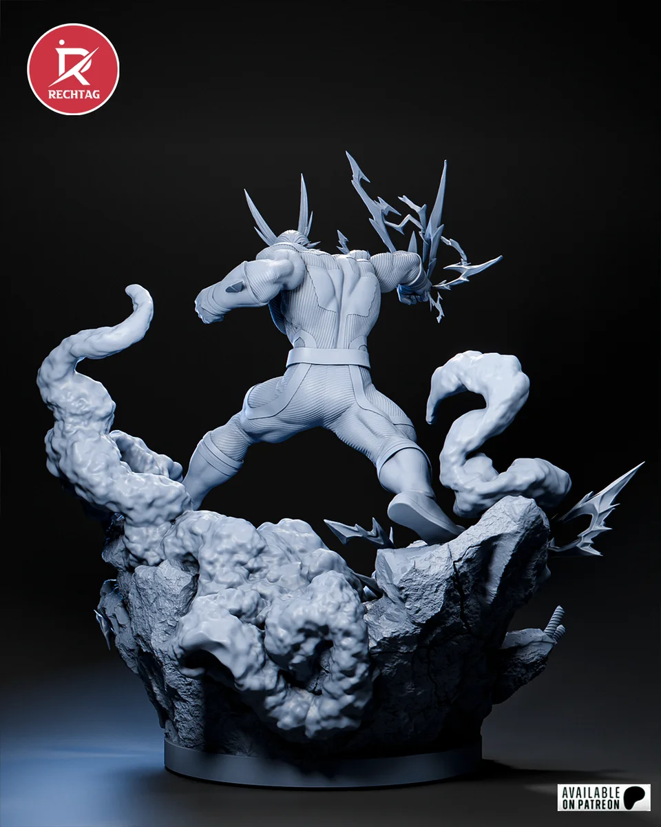 All Might | Fan Art | 3D Printed Resin Model Garage Kit | *Un-Painted* | Rechtag 15