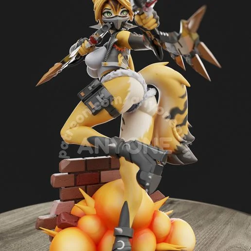 Pulchra | Fan Art | 3D Printed Resin Model Garage Kit | *Un-Painted* | AnyoneNSFW