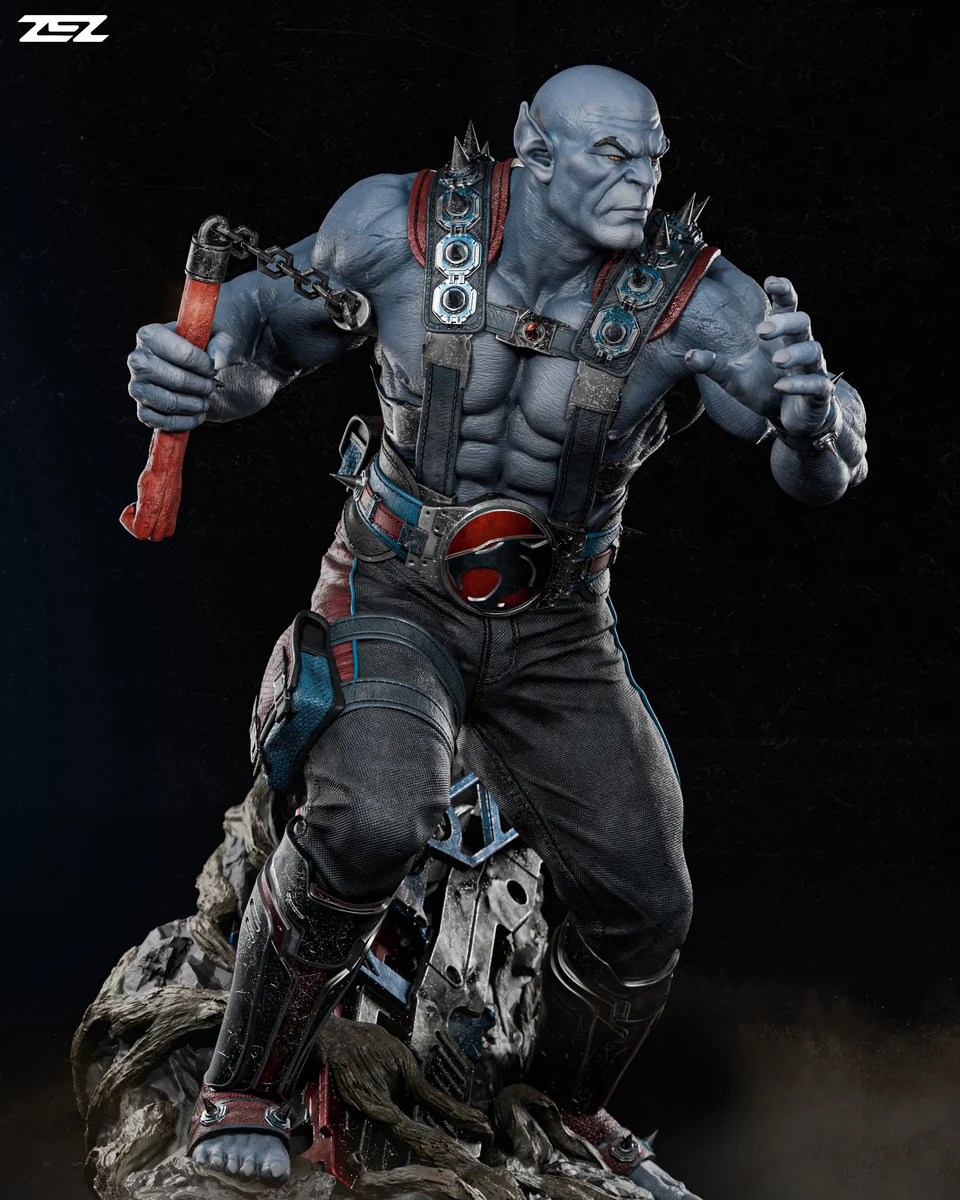 Panthro | Fan Art | 3D Printed Resin Model Garage Kit | *Un-Painted* | ZEZ Studio 6