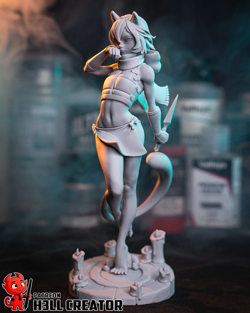 Izutsumi | Fan Art | 3D Printed Resin Model Garage Kit | *Un-Painted* | H3LL Creator 9
