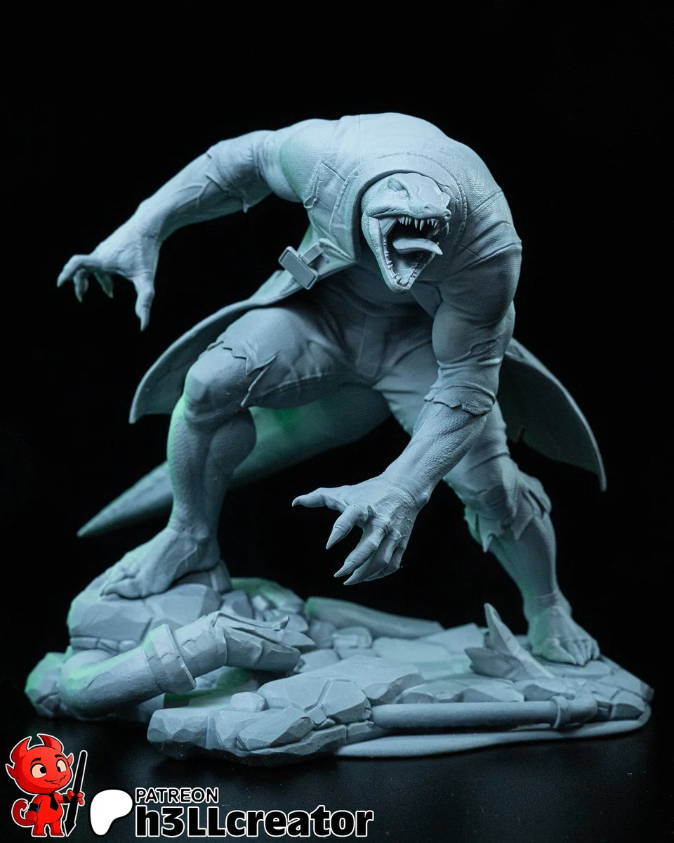 Curt Connors | Fan Art | 3D Printed Resin Model Garage Kit | *Un-Painted* | H3LL Creator 3