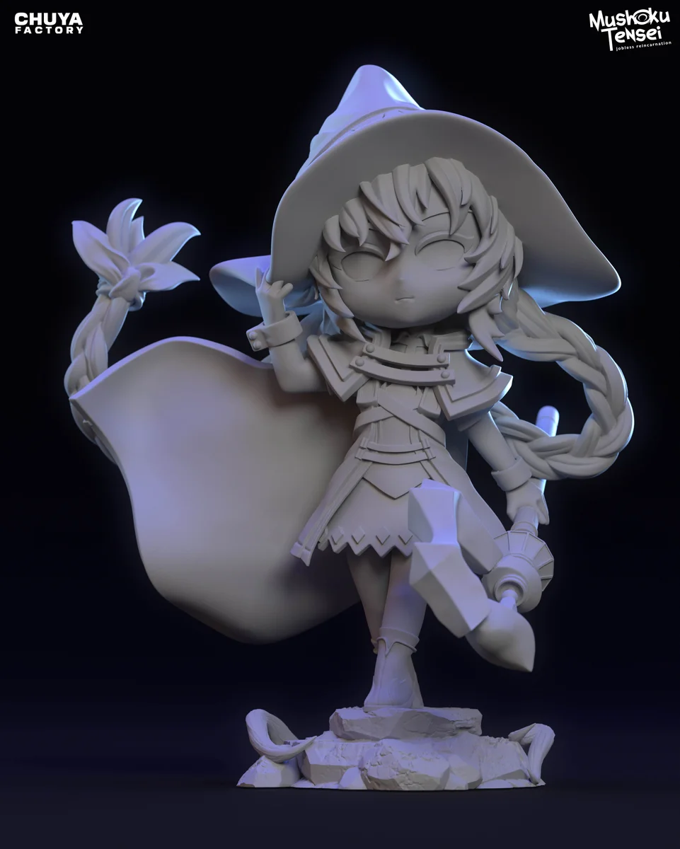 Chibi Roxy Migurdia | Fan Art | 3D Printed Resin Model Garage Kit | *Un-Painted* | Chuya Factory 7