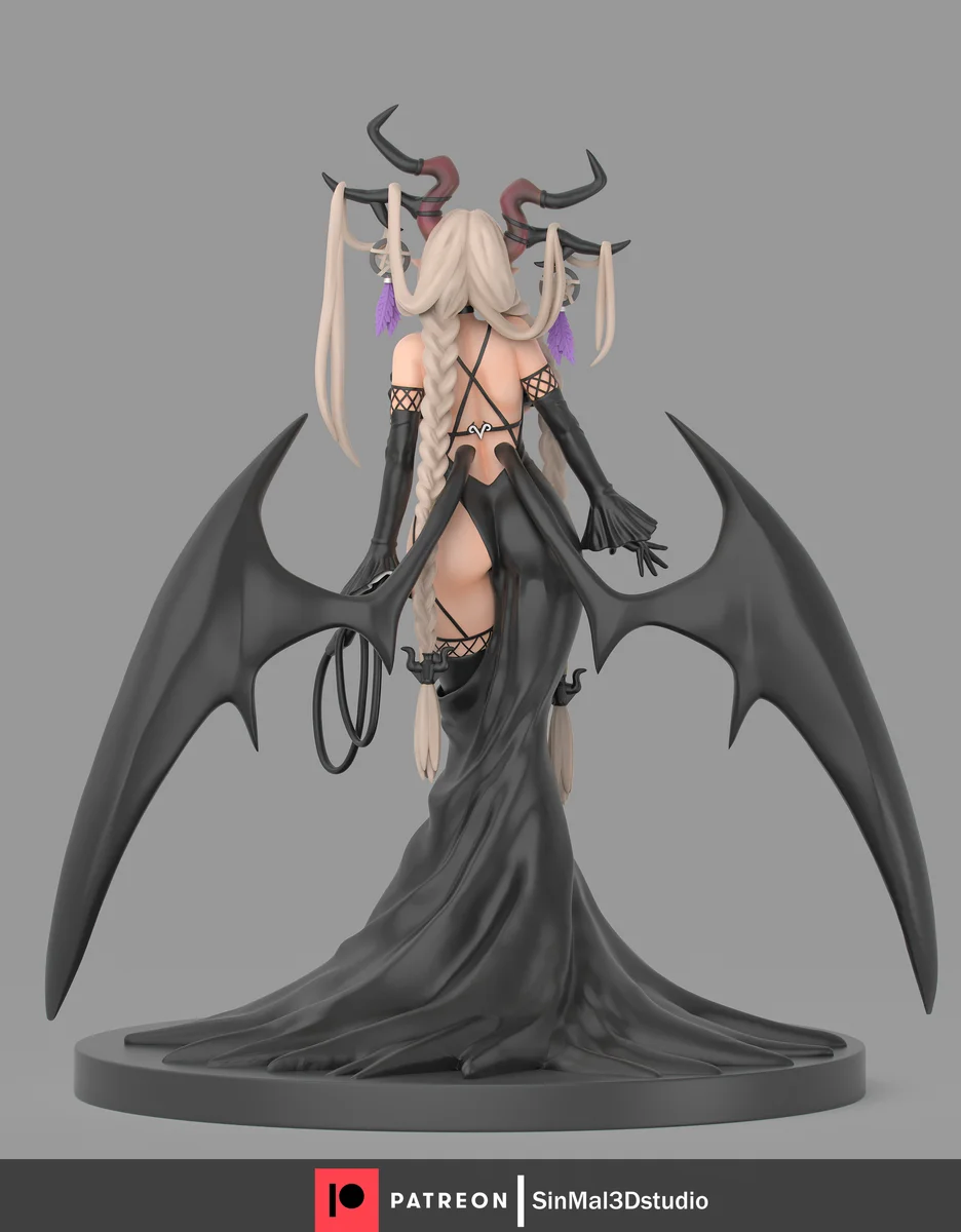 Devil Owari | Fan Art | 3D Printed Resin Model Garage Kit | *Un-Painted* | Sin3Dstudio 6
