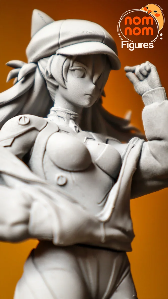 Asuka Langley | Fan Art | 3D Printed Resin Model Garage Kit | *Un-Painted* | Nomnom 6