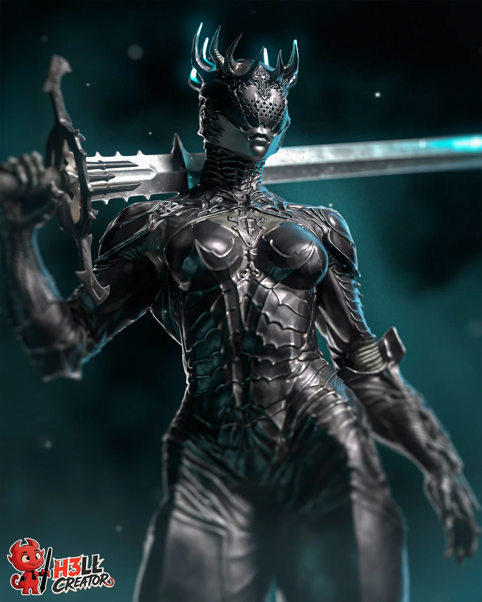 Proxima the Broodseeker | Fan Art | 3D Printed Resin Model Garage Kit | *Un-Painted* | H3LL Creator