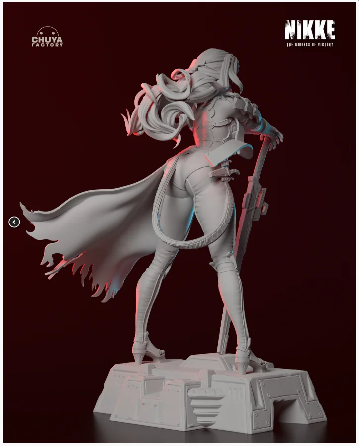 Scarlet | Fan Art | 3D Printed Resin Model Garage Kit | *Un-Painted* | Chuya Factory 12
