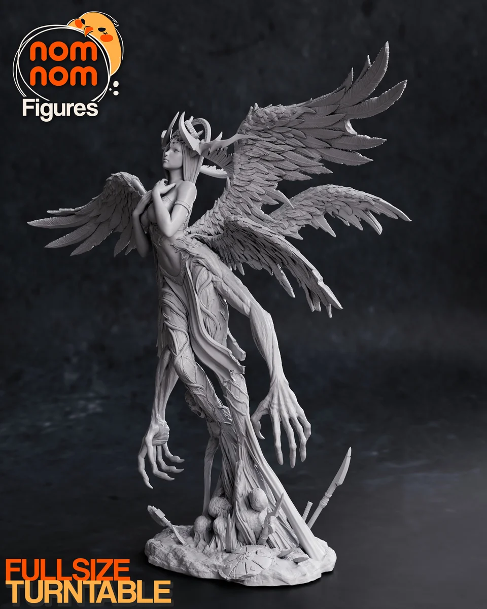 Zhazel | Fan Art | 3D Printed Resin Model Garage Kit | *Un-Painted* | Nomnom 6