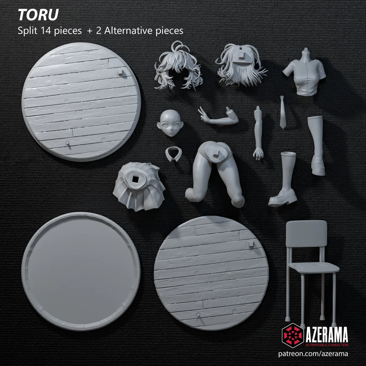 Invisible Girl | Fan Art | 3D Printed Resin Model Garage Kit | *Un-Painted* | Azerama 7