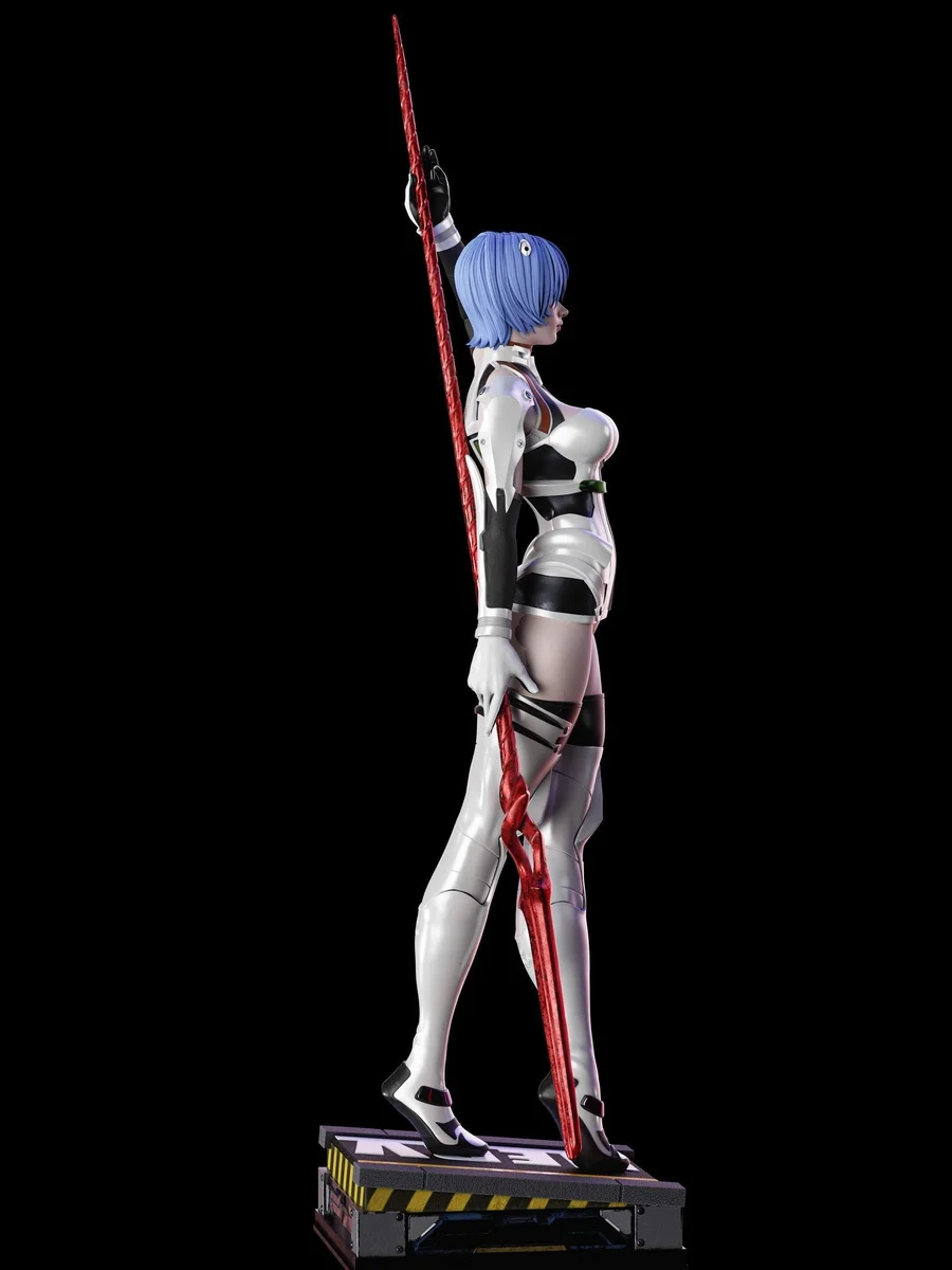 Rei Ayanami | Fan Art | 3D Printed Resin Model Garage Kit | *Un-Painted* | Abe3D 6