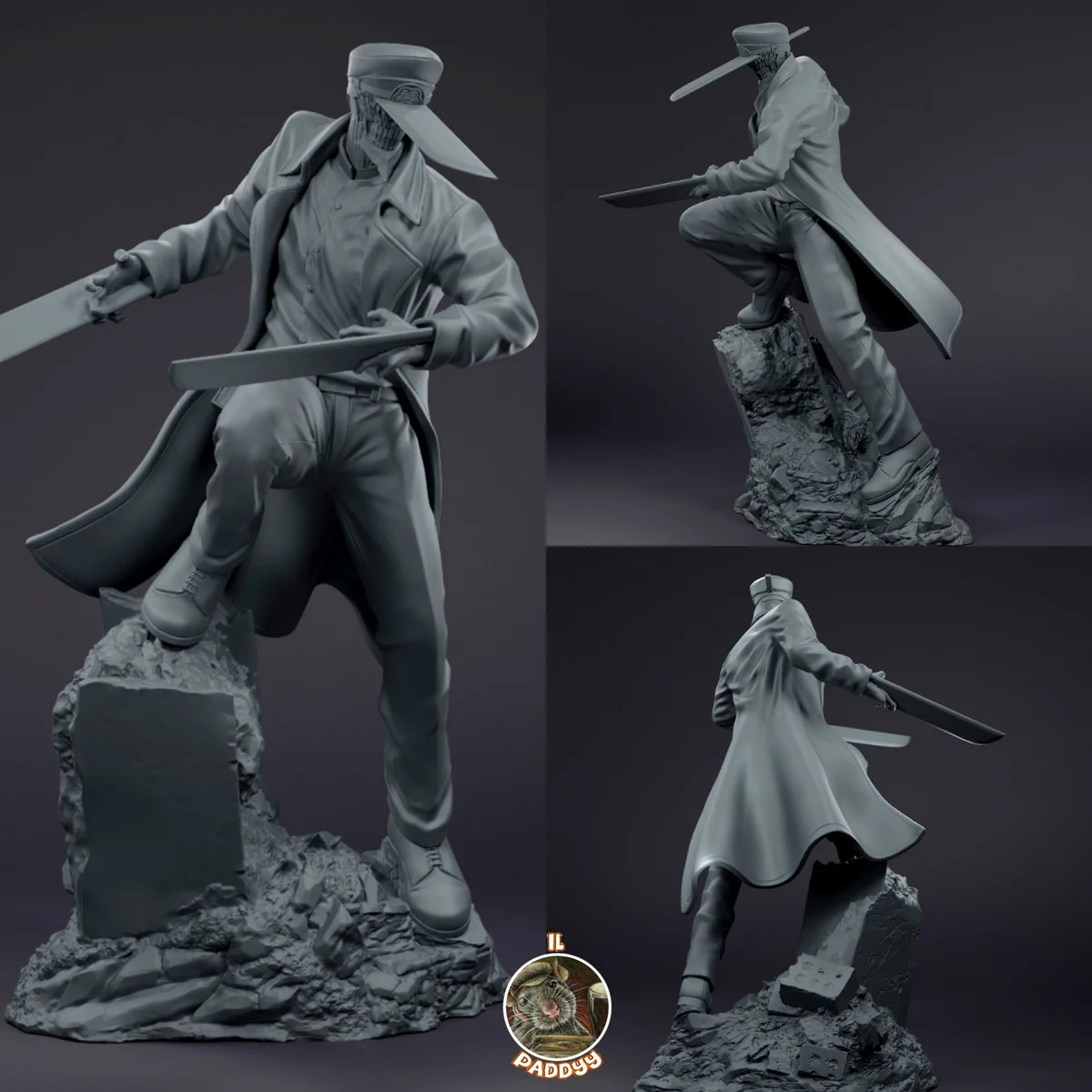 Katana | Fan Art | 3D Printed Resin Model Garage Kit | *Un-Painted* | Il Paddyy 6