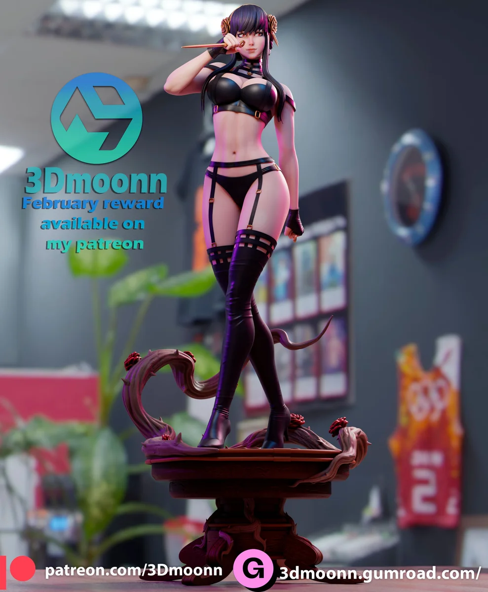 Assassin | Fan Art | 3D Printed Resin Model Garage Kit | *Un-Painted* | 3DMoon 2