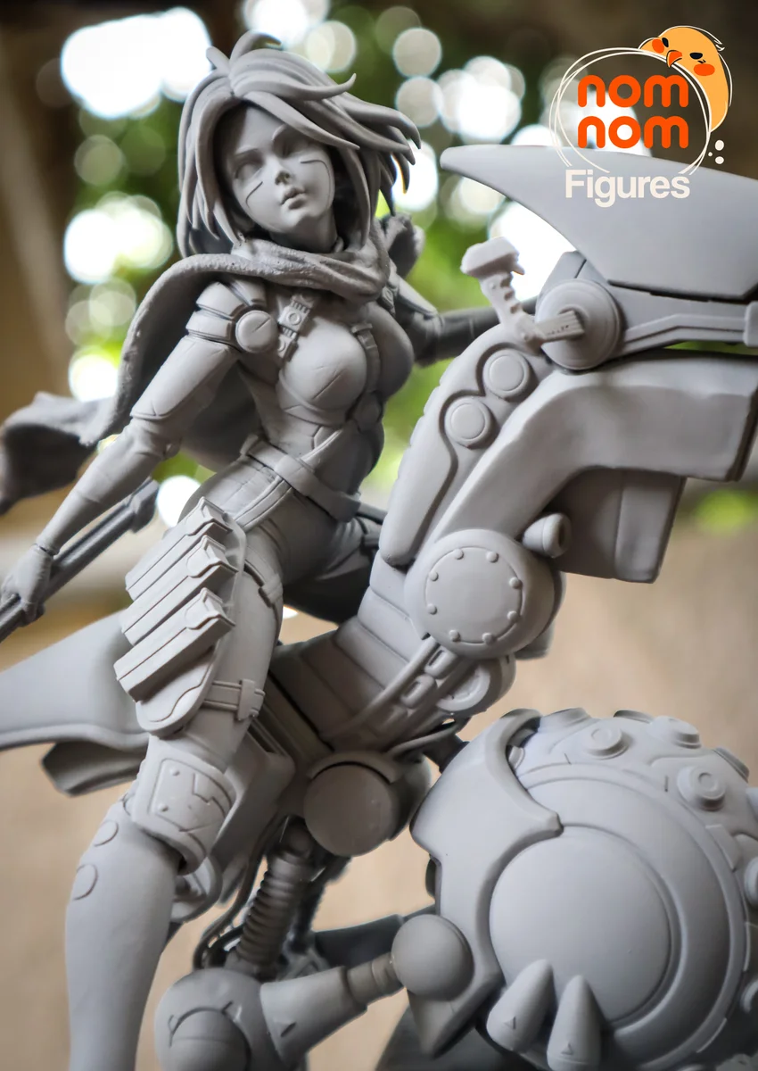 Alita | Fan Art | 3D Printed Resin Model Garage Kit | *Un-Painted* | Nomnom 6