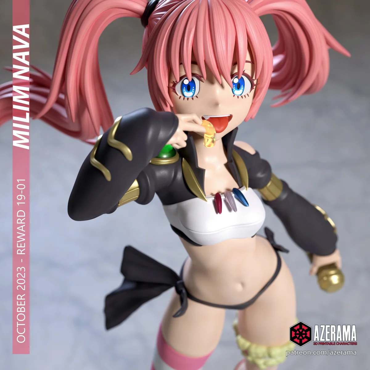 Milim | Fan Art | 3D Printed Resin Model Garage Kit | *Un-Painted* | Azerama 5