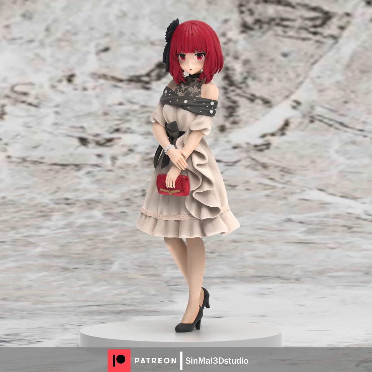 Kana Arima | Fan Art | 3D Printed Resin Model Garage Kit | *Un-Painted* | Sin3Dstudio 5