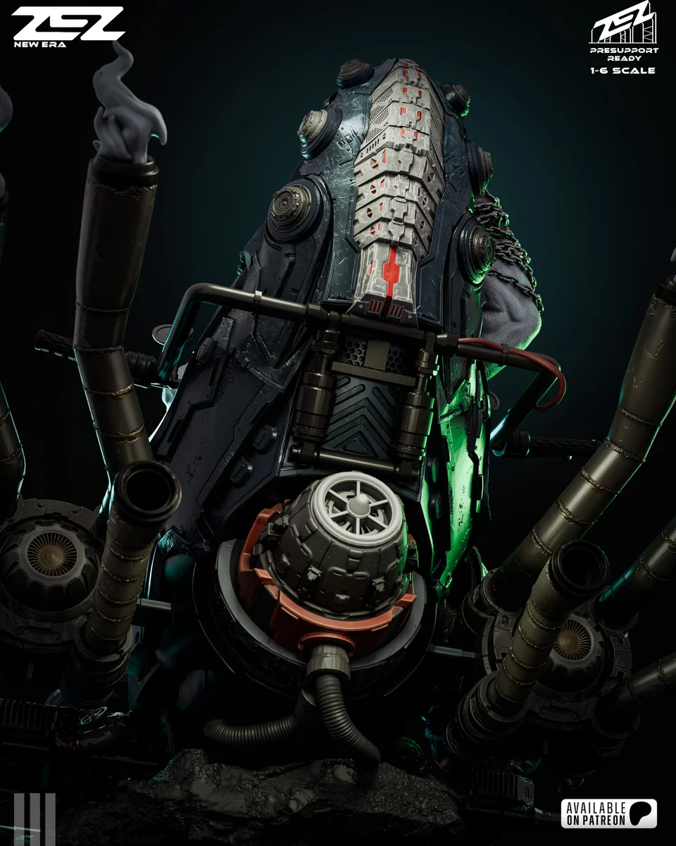 Lobo Throne | Fan Art | 3D Printed Resin Model Garage Kit | *Un-Painted* | ZEZ Studio 12