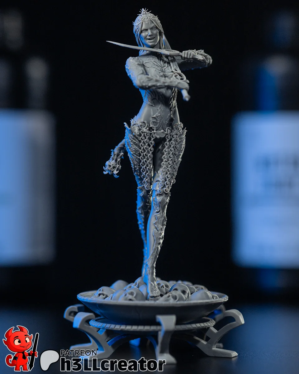 Orin the Red | Fan Art | 3D Printed Resin Model Garage Kit | *Un-Painted* | H3LL Creator 8
