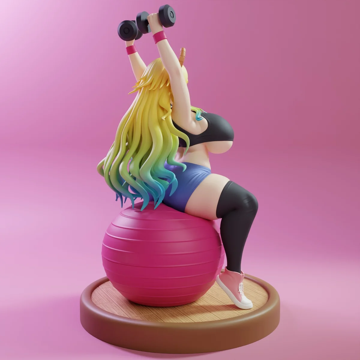 Lucoa | Fan Art | 3D Printed Resin Model Garage Kit | *Un-Painted* | KiTNo 3