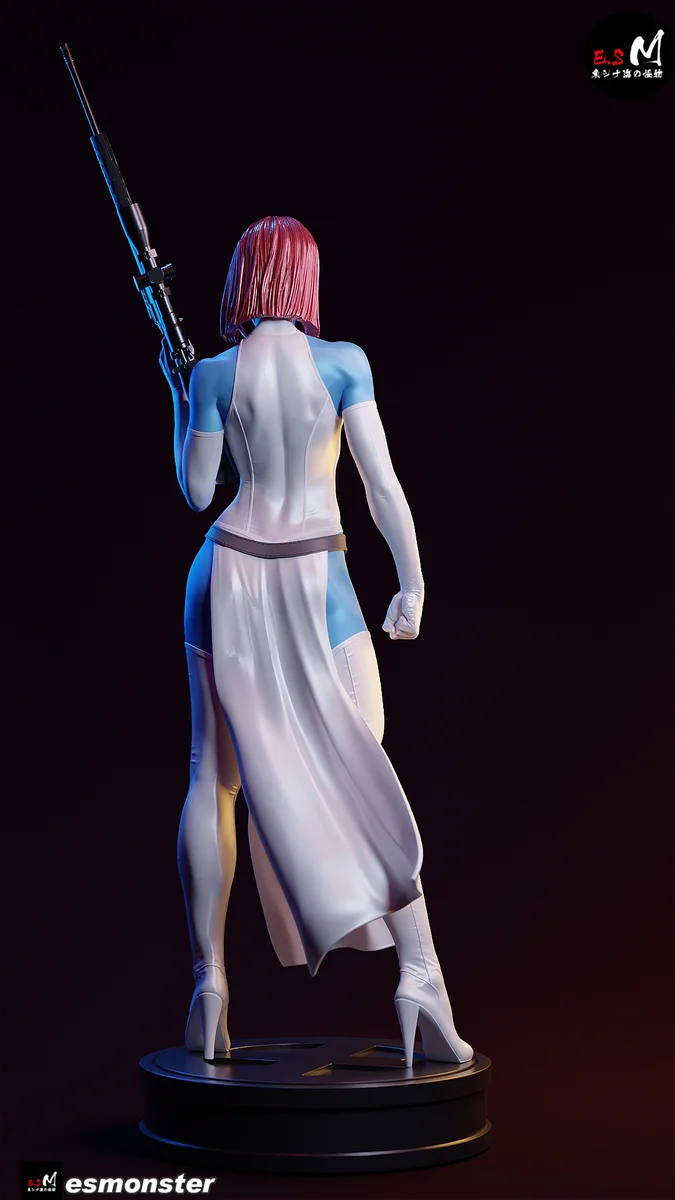 Mystique v02 | Fan Art | 3D Printed Resin Model Garage Kit | *Un-Painted* | ES Monster 3