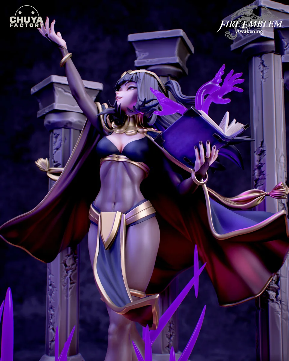 Tharja | Fan Art | 3D Printed Resin Model Garage Kit | *Un-Painted* | Chuya Factory 7