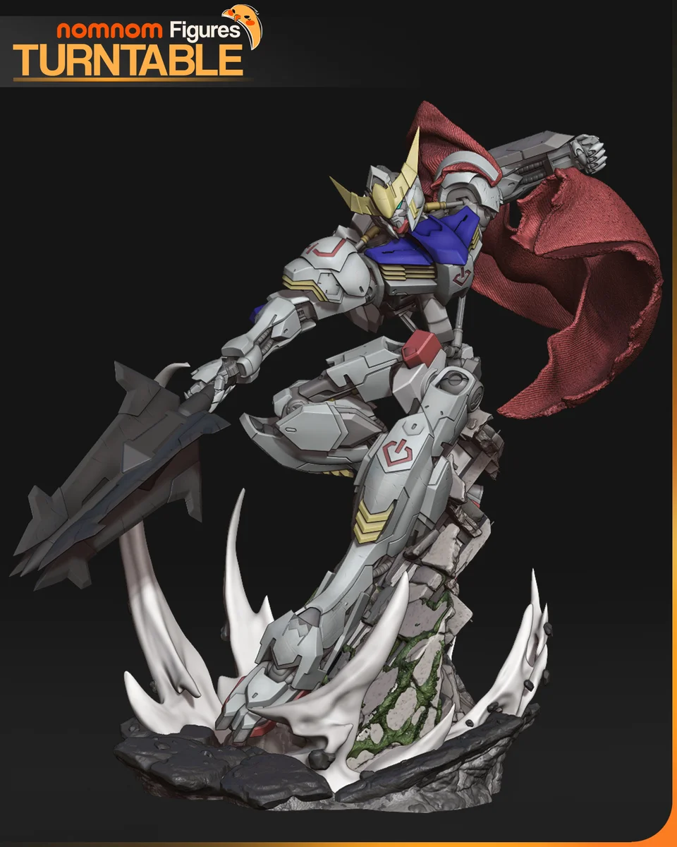 Barbatos | Fan Art | 3D Printed Resin Model Garage Kit | *Un-Painted* | Nomnom 5