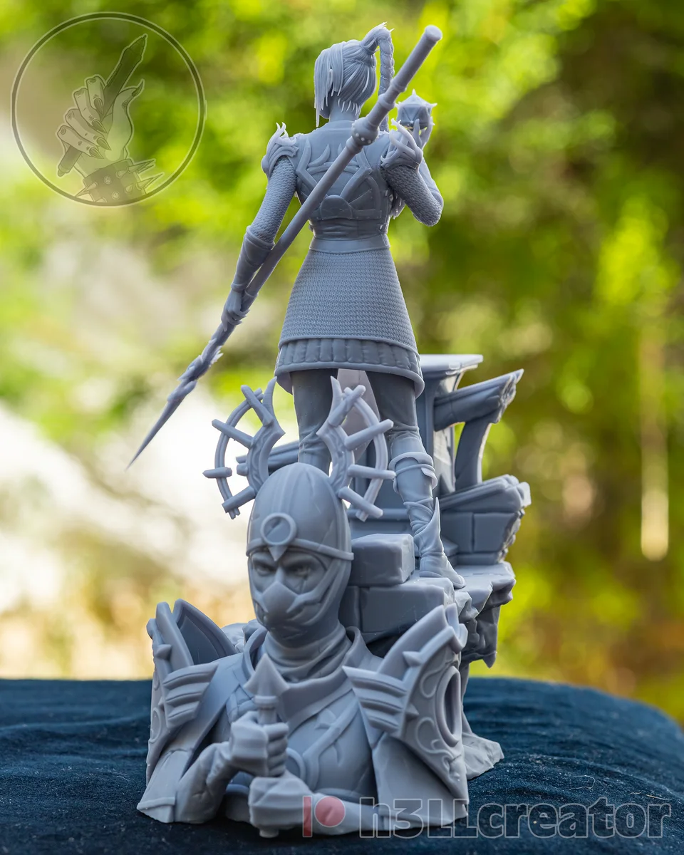 Shadowheart | Fan Art | 3D Printed Resin Model Garage Kit | *Un-Painted* | H3LL Creator 10