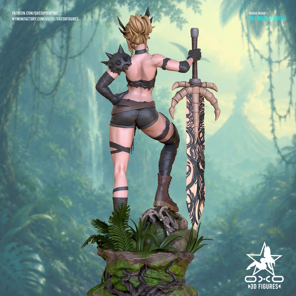 Savage Mag | Fan Art | 3D Printed Resin Model Garage Kit | *Un-Painted* | OXO3D 4
