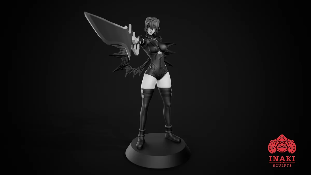 Xenovia Quarta | Fan Art | 3D Printed Resin Model Garage Kit | *Un-Painted* | Inaki Sculpts 4