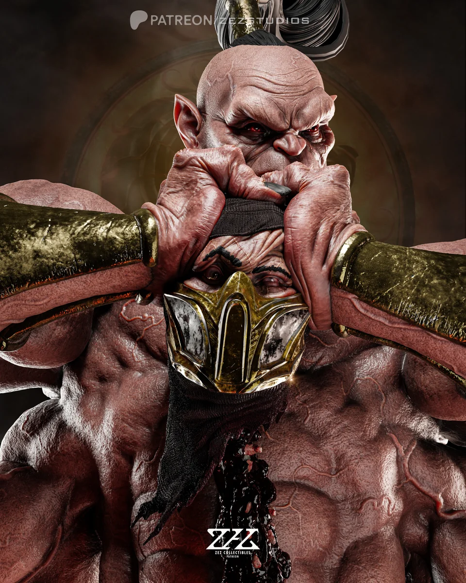 Goro | Fan Art | 3D Printed Resin Model Garage Kit | *Un-Painted* | ZEZ Studio 7