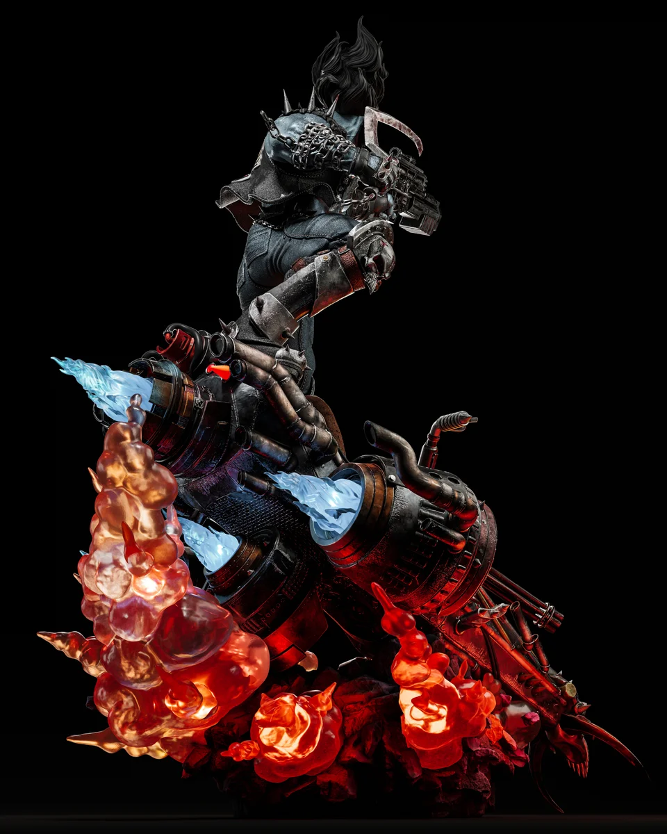 Lobo | Fan Art | 3D Printed Resin Model Garage Kit | *Un-Painted* | ZEZ Studio 5