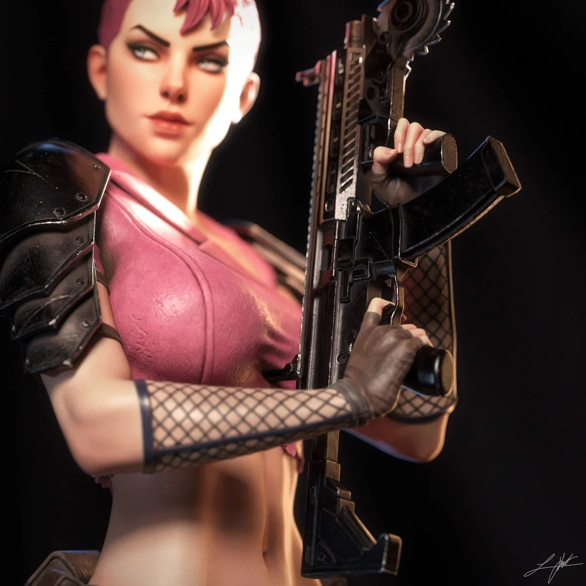 Zarana | Fan Art | 3D Printed Resin Model Garage Kit | *Un-Painted* | Abe3D 6