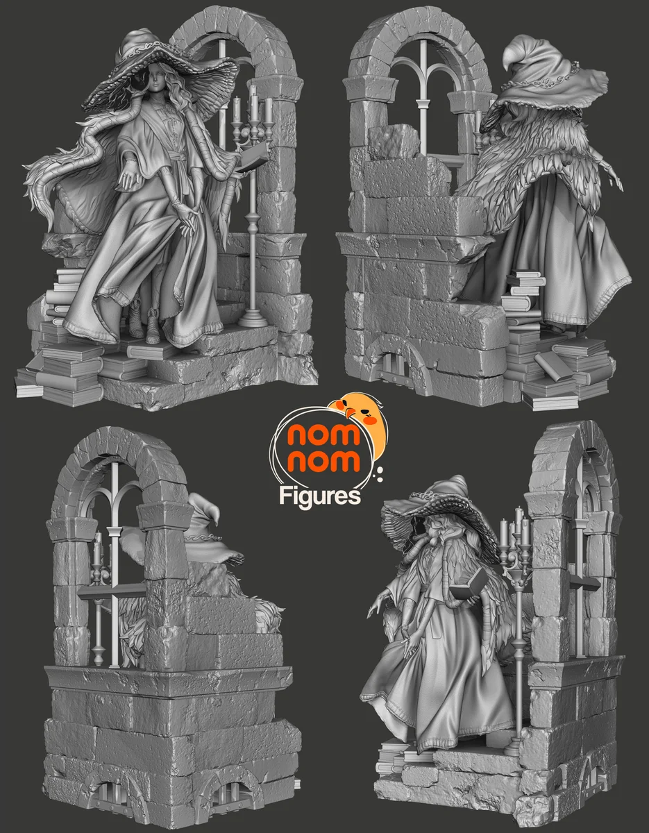 Ranni the Witch | Fan Art | 3D Printed Resin Model Garage Kit | *Un-Painted* | Nomnom 5
